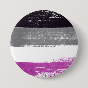 Asexual Pride Paint 7.5 Cm Round Badge