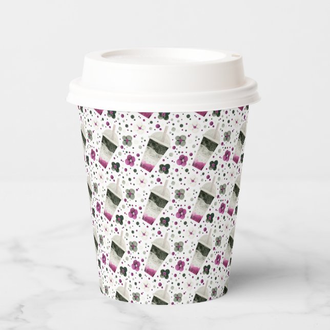 Asexual Pride Paper Cups (Front)