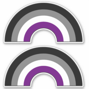Asexual Pride Rainbow +{ Ace Demi Grey }+