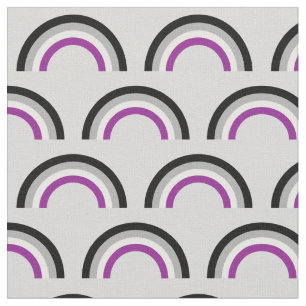 Asexual Pride Rainbow Fabric