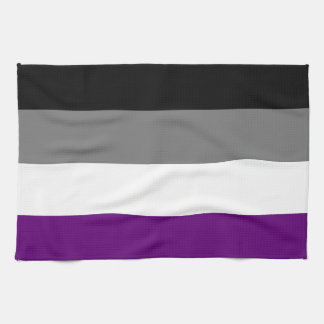 Asexual Pride Rainbow Flag [ Ace | Demi | Grey ] Tea Towel