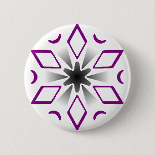 asexual pride snowflake pin