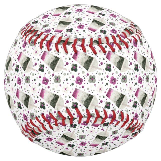 Asexual Pride Softball (Front)