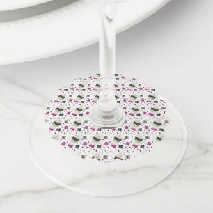 Asexual Pride Wine Tags