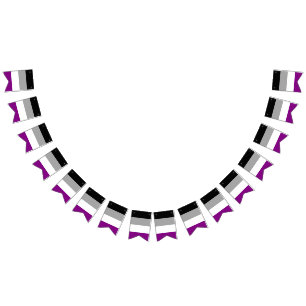 Asexuality pride flag banner