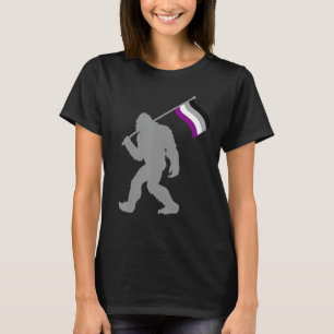 Asexuality Pride Flag Monster on ACE Asexual T-Shirt