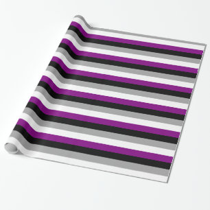 Asexuality pride flag Wrapping Paper