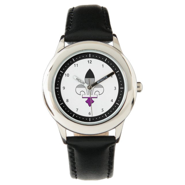 Asexuality pride fleur-de-lis  Watch (Front)