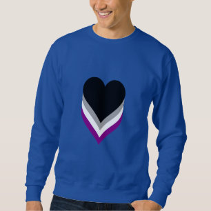 Asexuality pride hearts Sweatshirt