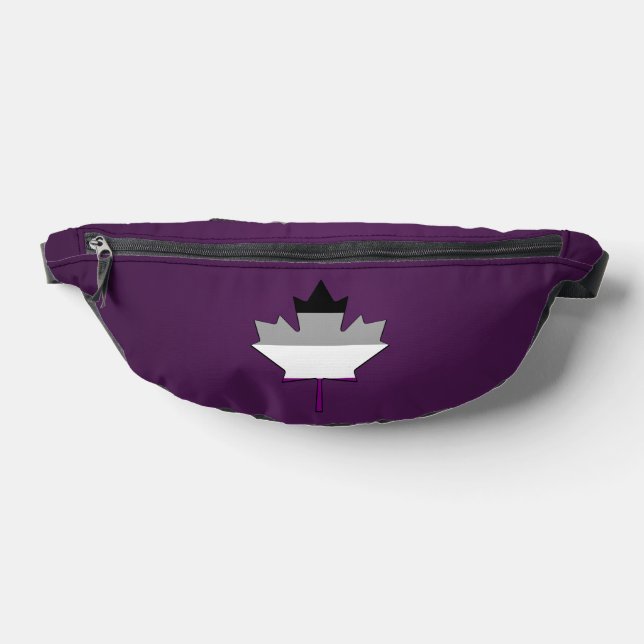 Asexuality pride maple leaf  bum bags (Lay Down)