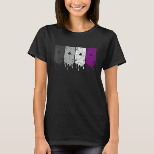 Asexuality Pride Playing Cards Ace Flag Lgbtq Ase T-Shirt