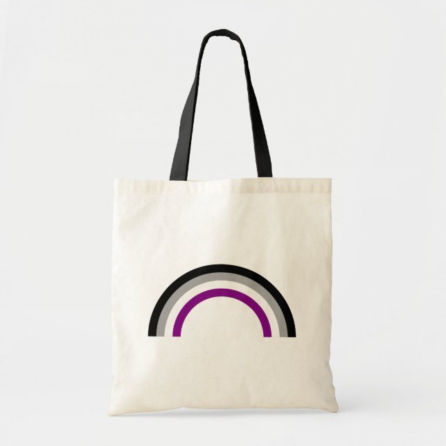 Asexuality rainbow pride Tote Bag (Front)