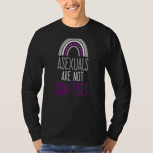 Asexuals Are Not Confused Bohemian Rainbow Ace Pri T-Shirt