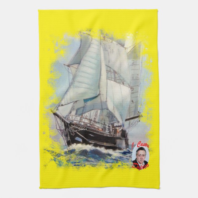 Asgard II Tea Towel (Vertical)