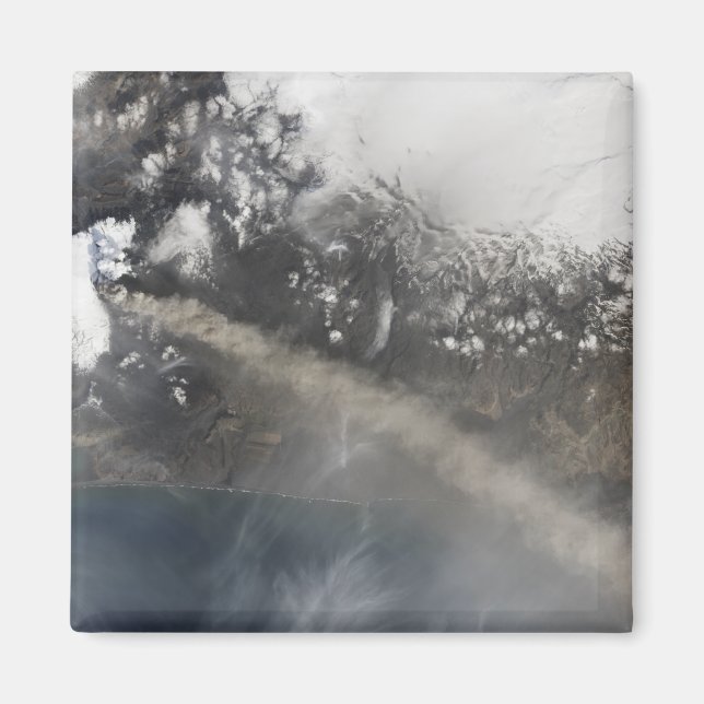 Ash and steam continue billowing magnet (Front)