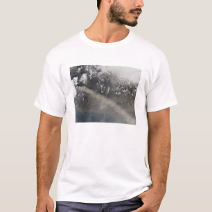 Ash and steam continue billowing T-Shirt