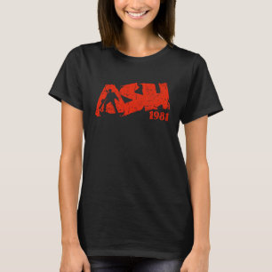 Ash Death 1981 Nerd Geek Vintage Graphic T-Shirt