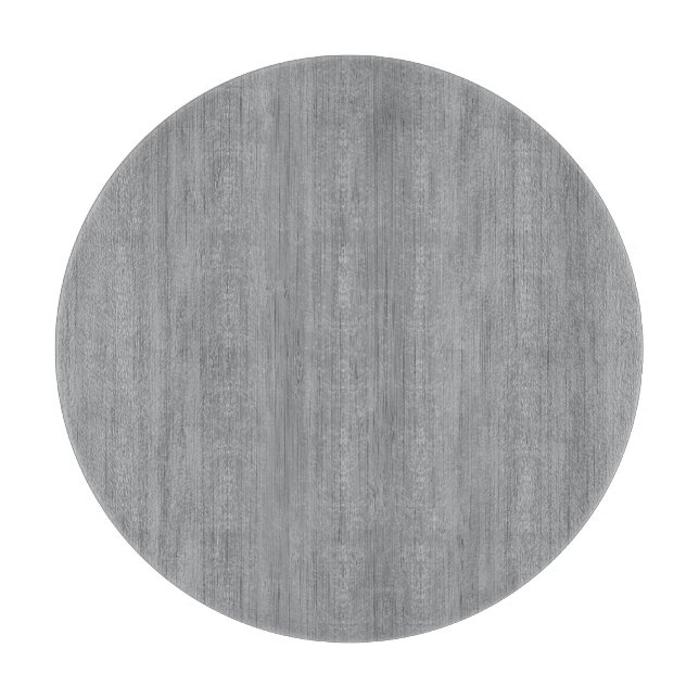 Ash Grey Bamboo Wood Grain Look Cutting Board (Front)