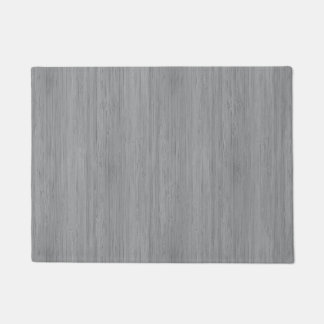 Ash Grey Bamboo Wood Grain Look Doormat