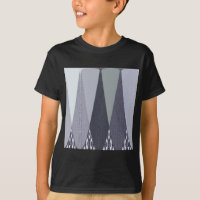 Ash Grey Chevron Dots Art Print