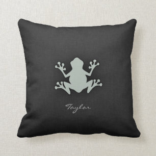 Ash Grey Frog Cushion