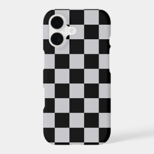 Ash Grey Grey Chequered Pattern Design