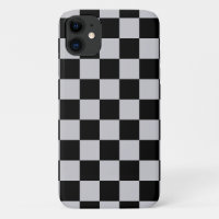 Ash Grey Grey Chequered Pattern Design