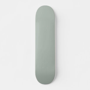Ash grey (solid colour) skateboard