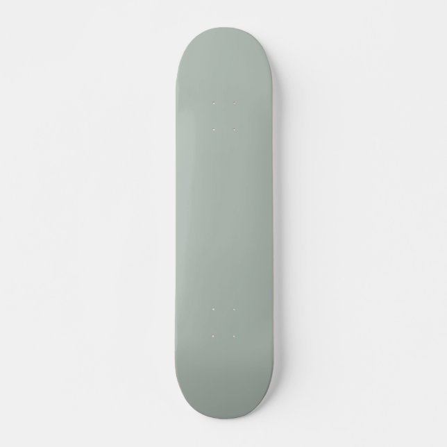 Ash grey (solid colour) skateboard (Front)