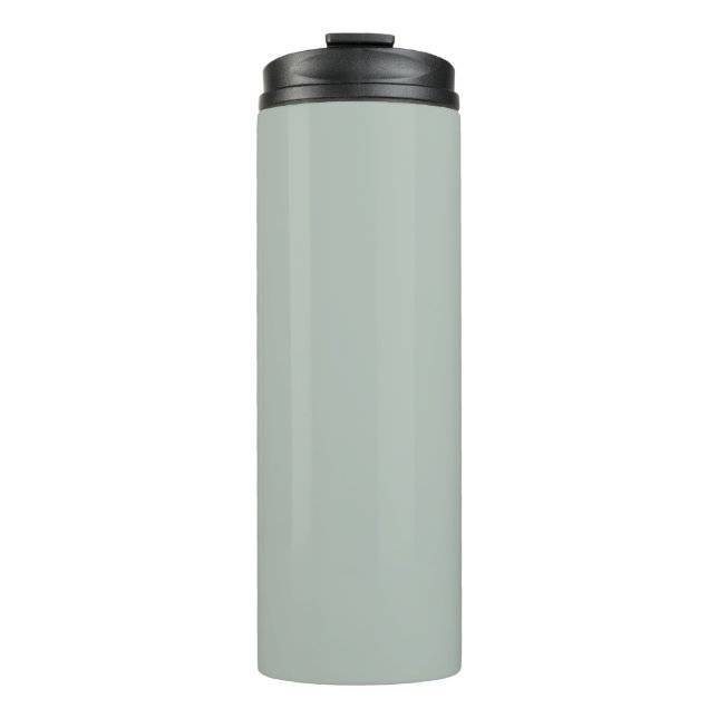 Ash grey (solid colour) thermal tumbler (Front)