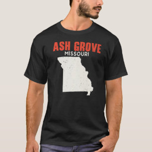 Ash Grove Missouri USA State America Travel Missou T-Shirt