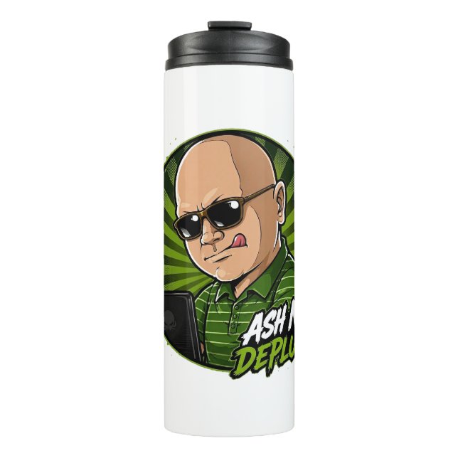 Ash Nom DePlume Thermal Tumbler (Front)