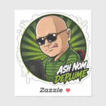Ash Nom DePlume Vinyl Sticker