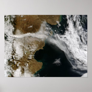 Ash plume from eruption of Chaiten volcano, Chi Poster