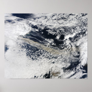 Ash plume from Eyjafjallajokull Volcano 2 Poster