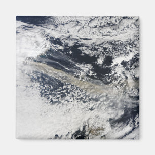 Ash plume from Eyjafjallajokull Volcano Magnet