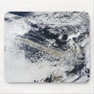 Ash plume from Eyjafjallajokull Volcano Mouse Pad