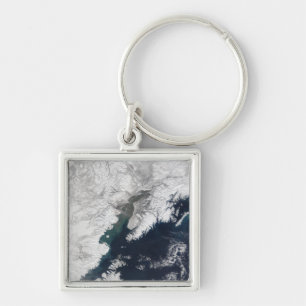 Ash plume from Mount Redoubt, Alaska Key Ring
