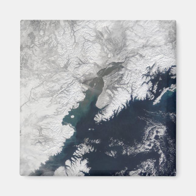 Ash plume from Mount Redoubt, Alaska Magnet (Front)