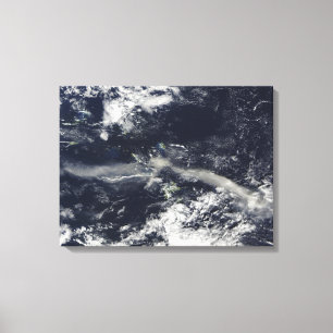 Ash Plume from Soufriere Hills, Montserrat Canvas Print