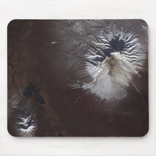 Ash stains on Russia's Shiveluch volcanoÃ¯Â¿Â½s sl Mouse Pad (Front)