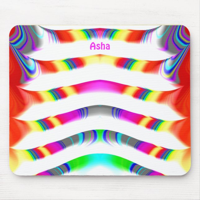 ASHA ~ Multicoloued Lollipop ~  Mouse Pad (Front)