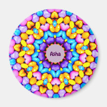 ASHA ~ Personalised Easter Pattern Fractal ~