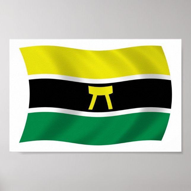 Ashanti People Flag Poster Print (Front)