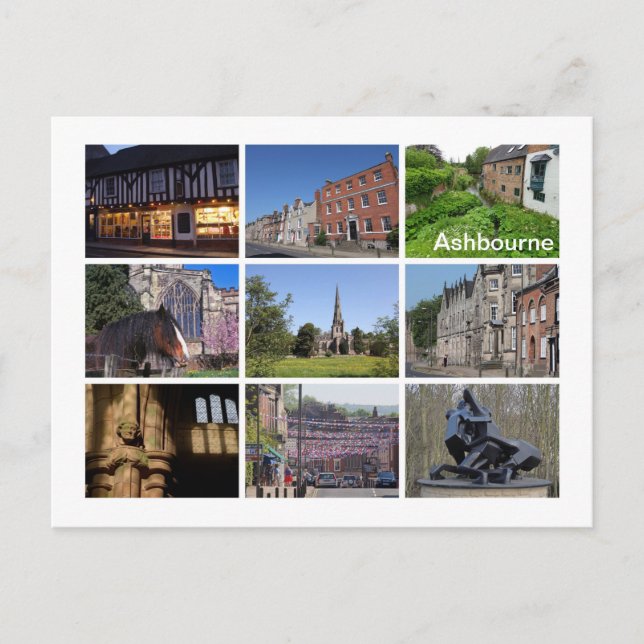 Ashbourne Postcard (Front)