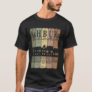 Ashburn Periodic Table Elements Ashburn Virginia R T-Shirt