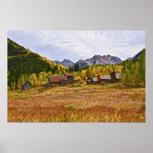 Ashcroft, Colorado Mining Ghost Town Poster