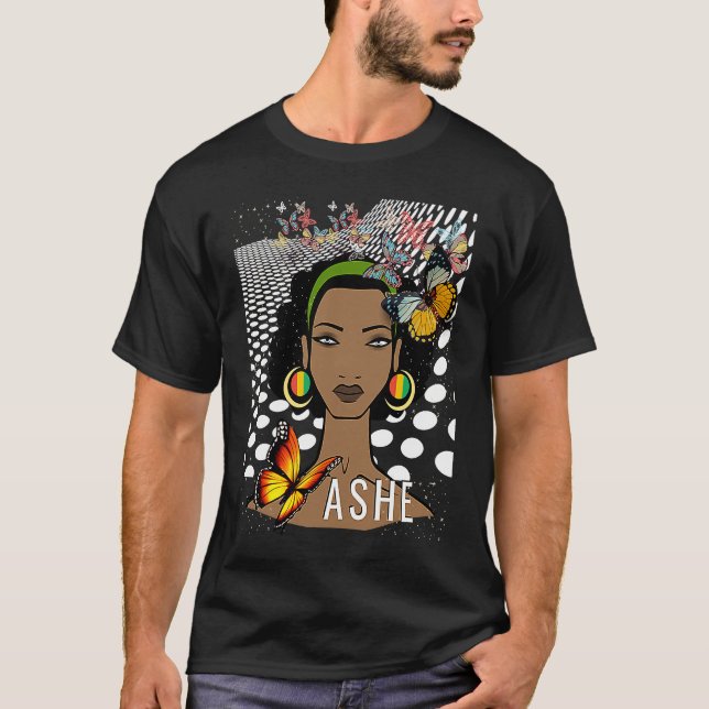 Ashe Orishas Goddess Ifa Yoruba Holiday DNA T-Shirt (Front)