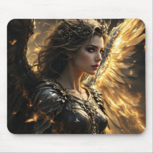 Ashenlight: The Shadowflame Seraph Mouse Pad