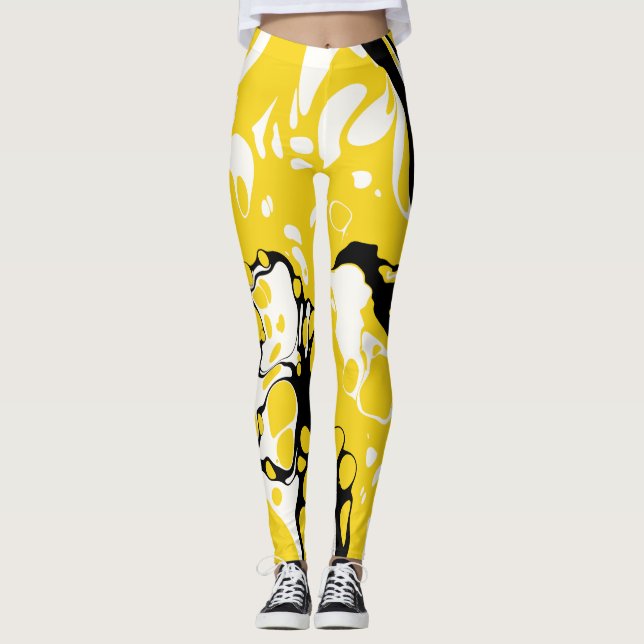 Asher - Liquify Abstraction Leggings (Front)